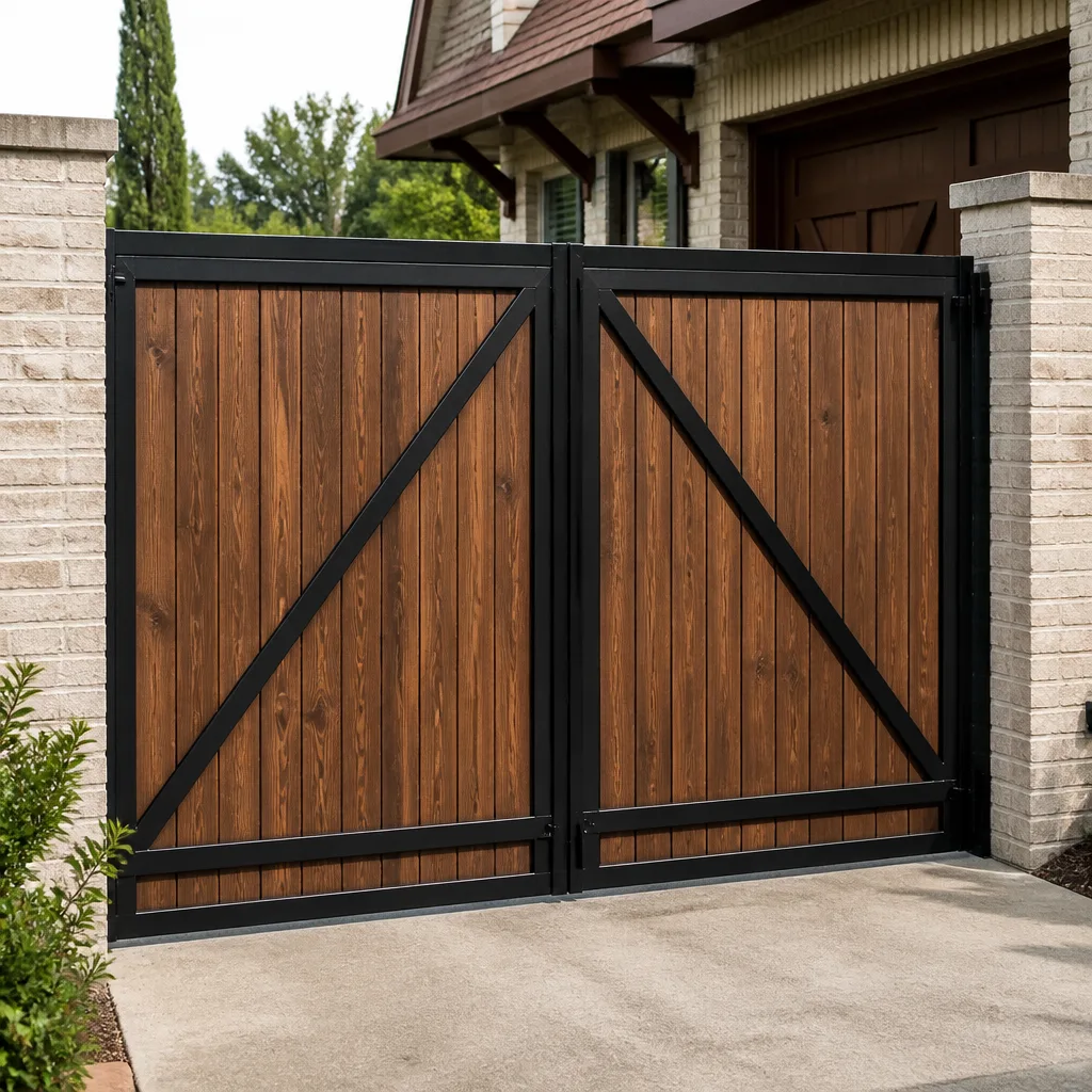 Wood & steel frame